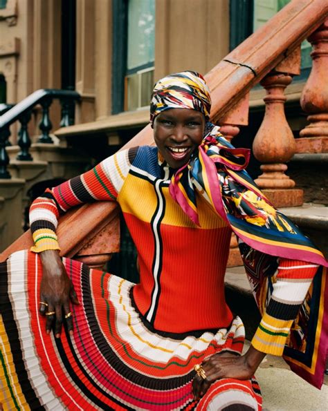 Designs for living – Alek Wek takes fashion to the max .